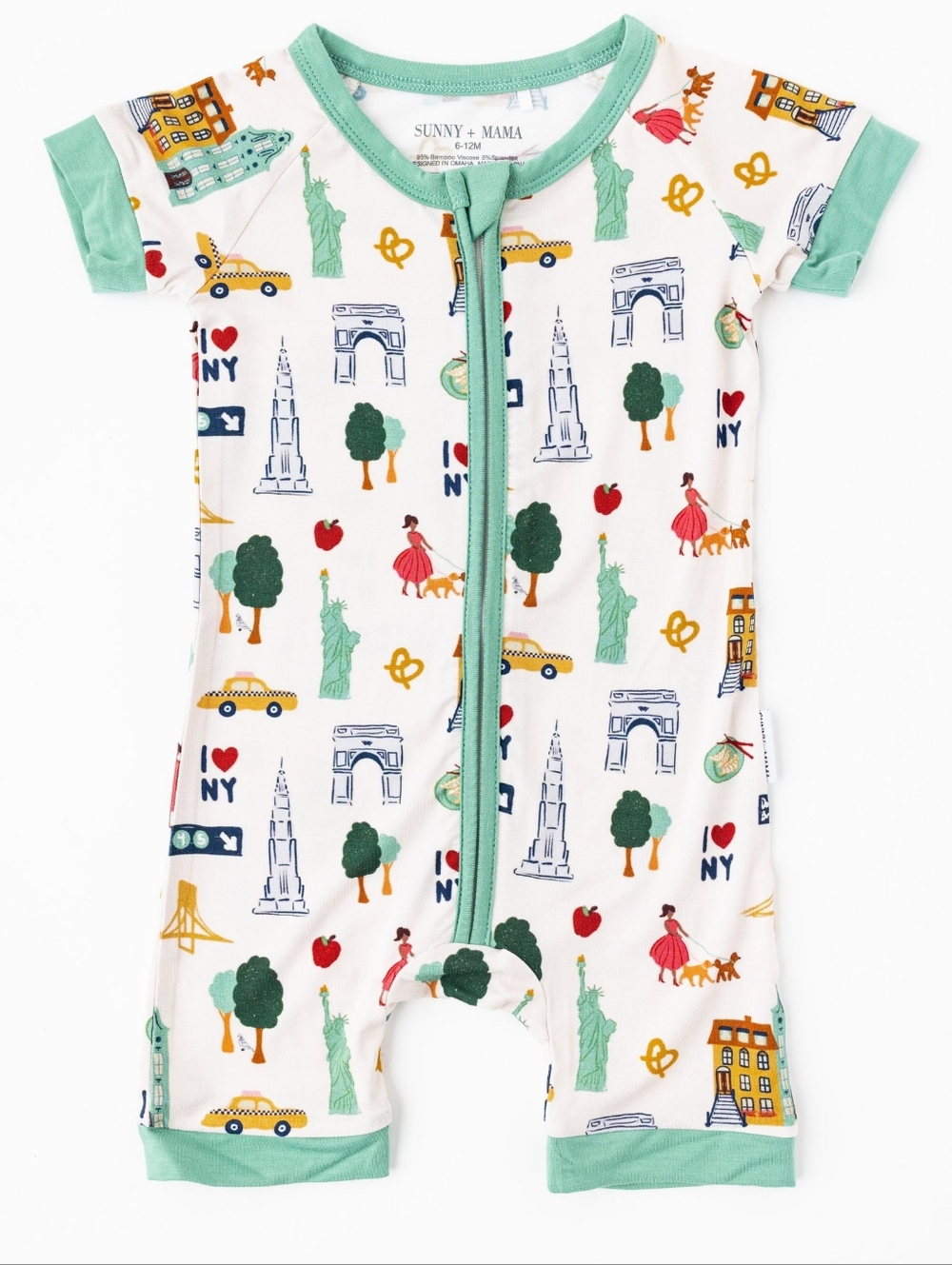 New Little One Shop Bamboo New York City Romper Zippy Nyc New Bamboo